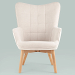 Белое кресло на ножках из массива CORDELIA варинант исполнения - 3 | Loft Concept в Тюмени