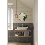 Зеркало круглое с асимметрией Light Reflection варинант исполнения - 2 | Loft Concept в Тюмени