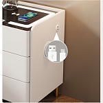 Умная прикроватная тумбочка c зарядкой для телефона Smart Furniture варинант исполнения - 3 | Loft Concept в Тюмени