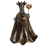 Подсвечник в виде дракона Dragon candlestick Brown Gold варинант исполнения - 3 | Loft Concept в Тюмени