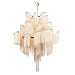 Люстра металлическая Rain of metal варинант исполнения - 3 | Loft Concept в Тюмени