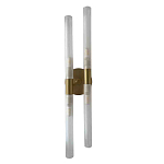 Бра с двумя цилиндрическими матовыми плафонами на круглом основании Delta Light варинант исполнения - 1 | Loft Concept в Тюмени