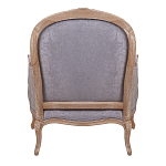 Кресло Ava Classical Armchair brown and grey velour варинант исполнения - 3 | Loft Concept в Тюмени