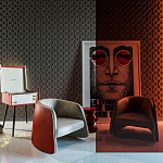 Гипсовая 3D Панель M-18 варинант исполнения - 1 | Loft Concept в Тюмени