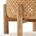 Кашпо на ножках из бамбука Bamboo Decor варинант исполнения - 3 | Loft Concept в Тюмени