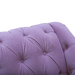 Кушетка фиолетовая с мягкой обивкой из велюра Michael Couch варинант исполнения - 4 | Loft Concept в Тюмени