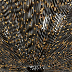 Люстра в форме колокола с декором из тонких железных нитей Jagged Pattern варинант исполнения - 2 | Loft Concept в Тюмени