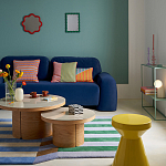 Настенное зеркало с волнистой рамой Mune Mirror Red варинант исполнения - 5 | Loft Concept в Тюмени