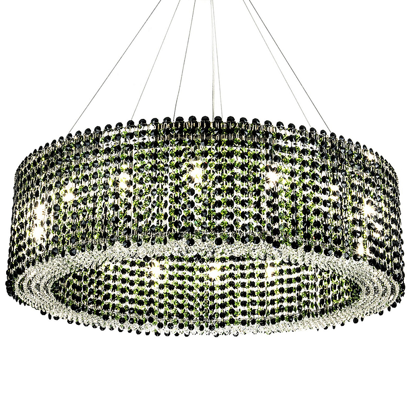 Круглая люстра с хрустальными подвесками хром Crystal Art Chrome Green Chandelier 16 Хром Зеленый Круглая люстра с хрустальными подвесками хром Crystal Art Chrome Green Chandelier 16 Хром Зеленый в Тюмени | Loft Concept