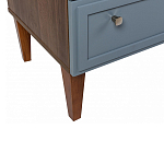 Комод серый из массива бука с 3-мя ящиками Wenge Light варинант исполнения - 4 | Loft Concept в Тюмени