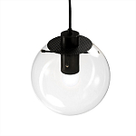 Подвесной светильник Selene Glass Ball Ceiling Lights Black  40 cm варинант исполнения - 3 | Loft Concept в Тюмени