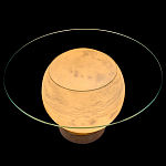 Торшер - журнальный стол Cryptocrystalline Stone варинант исполнения - 7 | Loft Concept в Тюмени