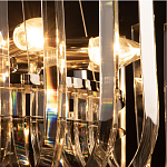 Бра цвета никель с изогнутыми хрустальными элементами Radiant Ribbons варинант исполнения - 7 | Loft Concept в Тюмени