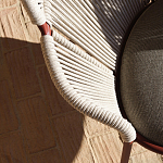 Дизайнерское уличное кресло с веревочной спинкой PETALO Armchair варинант исполнения - 11 | Loft Concept в Тюмени