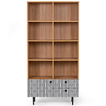 Широкий стеллаж с принтом Elise Rack варинант исполнения - 4 | Loft Concept в Тюмени