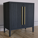 Современный Буфет Primo с 2 дверцами Черный дуб варинант исполнения - 2 | Loft Concept в Тюмени