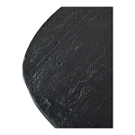 Столик кофейный черного цвета с овальной столешницей и круглым основанием Black Dalmen Table варинант исполнения - 7 | Loft Concept в Тюмени