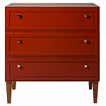 Комод красный из массива бука с 3-мя ящиками Wenge Light варинант исполнения - 2 | Loft Concept в Тюмени
