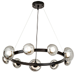 Светодиодная кольцевая люстра IONA Сhandelier black варинант исполнения - 2 | Loft Concept в Тюмени