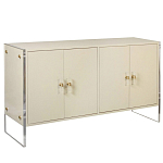 Комод бежевый на прозрачных боковых ножках Stingray Beige Dresser варинант исполнения - 1 | Loft Concept в Тюмени