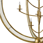 Люстра круглая с состаренными зеркальными элементами на корпусе Sample of Purity варинант исполнения - 1 | Loft Concept в Тюмени