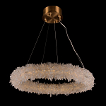 Люстра круглая с натуральным горным хрусталем Crystal Shimmer варинант исполнения - 1 | Loft Concept в Тюмени