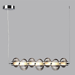 Подвесной светильник линейный с 7-ю рифлеными стеклянными шарами Marcelh Light варинант исполнения - 8 | Loft Concept в Тюмени