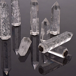 Люстра с двумя кольцами черного цвета с хрустальными элементами QUARTZ CRYSTAL варинант исполнения - 13 | Loft Concept в Тюмени