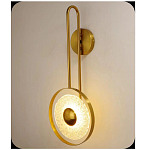 Бра бронзовое с прозрачным стеклянным плафоном Suspension варинант исполнения - 1 | Loft Concept в Тюмени