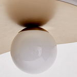 Люстра круглая с 2-мя металлическими абажурами Andromeda варинант исполнения - 3 | Loft Concept в Тюмени