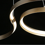 Люстра подвесная светодиодная в виде волнообразной ленты Ribbon Vortex варинант исполнения - 19 | Loft Concept в Тюмени