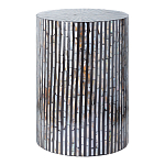 Столик с инкрустацией с перламутровым узором Dominic Black варинант исполнения - 1 | Loft Concept в Тюмени