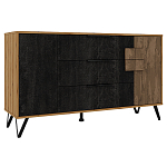 Комод с 3-мя ящиками и дверцей Stone Effect варинант исполнения - 2 | Loft Concept в Тюмени