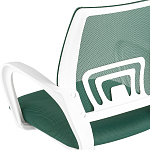 Офисное кресло с основанием из белого пластика Desk chairs Green варинант исполнения - 7 | Loft Concept в Тюмени