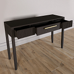 Элегантная Консоль Primo с выдвижным ящиком Темный орех варинант исполнения - 5 | Loft Concept в Тюмени