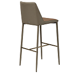 Стул барный с терракотовой обивкой из экокожи Spectacular High Chair варинант исполнения - 2 | Loft Concept в Тюмени