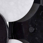 Бра светодиодное из черно-белых дисков Contrast Sample варинант исполнения - 1 | Loft Concept в Тюмени