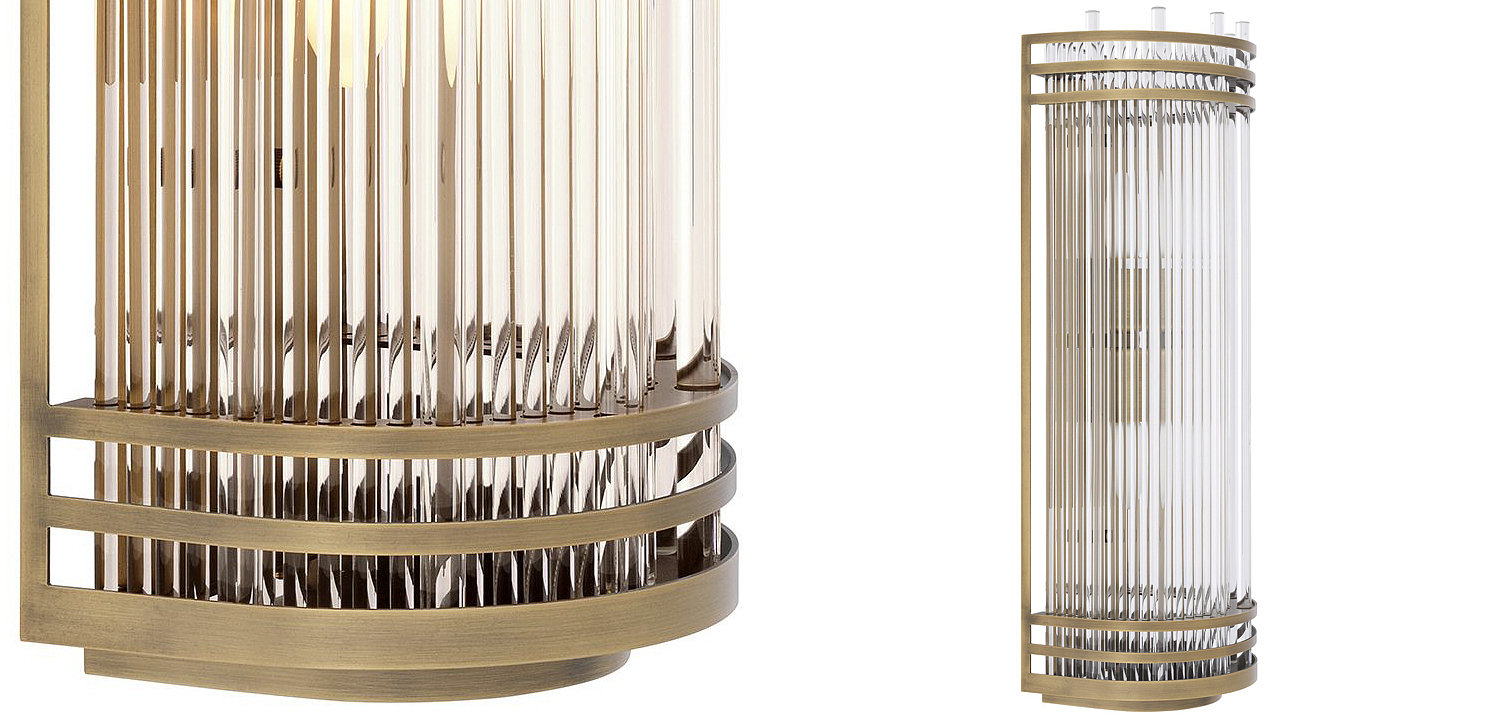 Бра Eichholtz Wall Lamp Gulf L Brass Бра Eichholtz Wall Lamp Gulf L Brass - Loft-Concept в Тюмени