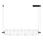 Светодиодный подвесной светильник линейный с белым воздушным плафоном Glowing Cloud варинант исполнения - 1 | Loft Concept в Тюмени