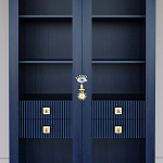 Дизайнерский шкаф витрина Elsa Dreams Blue с 4-мя ящиками варинант исполнения - 2 | Loft Concept в Тюмени