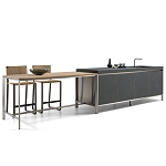 Летняя кухня из камня HELIOS Dada Engenereed Kitchen варинант исполнения - 14 | Loft Concept в Тюмени