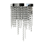 Бра Хром с каскадом сияющих кристаллов Shining Waterfall варинант исполнения - 1 | Loft Concept в Тюмени