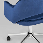 Кресло для компьютерного стола Veloury Blue варинант исполнения - 8 | Loft Concept в Тюмени