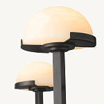 Люстрас 3-мя мраморными плафонами в форме купола Light Warm Light варинант исполнения - 1 | Loft Concept в Тюмени