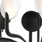 Люстра с плафонами в виде черно-белых дисков Ideal Shade Combination варинант исполнения - 1 | Loft Concept в Тюмени