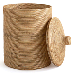 Плетеная корзина с крышкой Kheri Wicker Basket варинант исполнения - 3 | Loft Concept в Тюмени