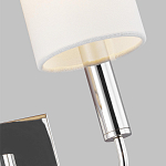 Бра с прямоугольным основанием и 2-мя белыми цилиндрическими льняными абажурами Feiss варинант исполнения - 2 | Loft Concept в Тюмени