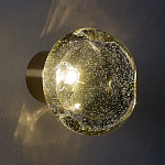 Бра с круглым плафоном из прозрачного стекла с пузырьками воздуха Effervia  варинант исполнения - 8 | Loft Concept в Тюмени