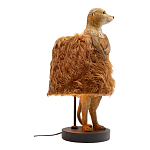 Настольная лампа Цурикат плафон из меха варинант исполнения - 2 | Loft Concept в Тюмени