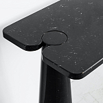 Консоль чёрная на 2-х конусообразных ножках Eros варинант исполнения - 2 | Loft Concept в Тюмени